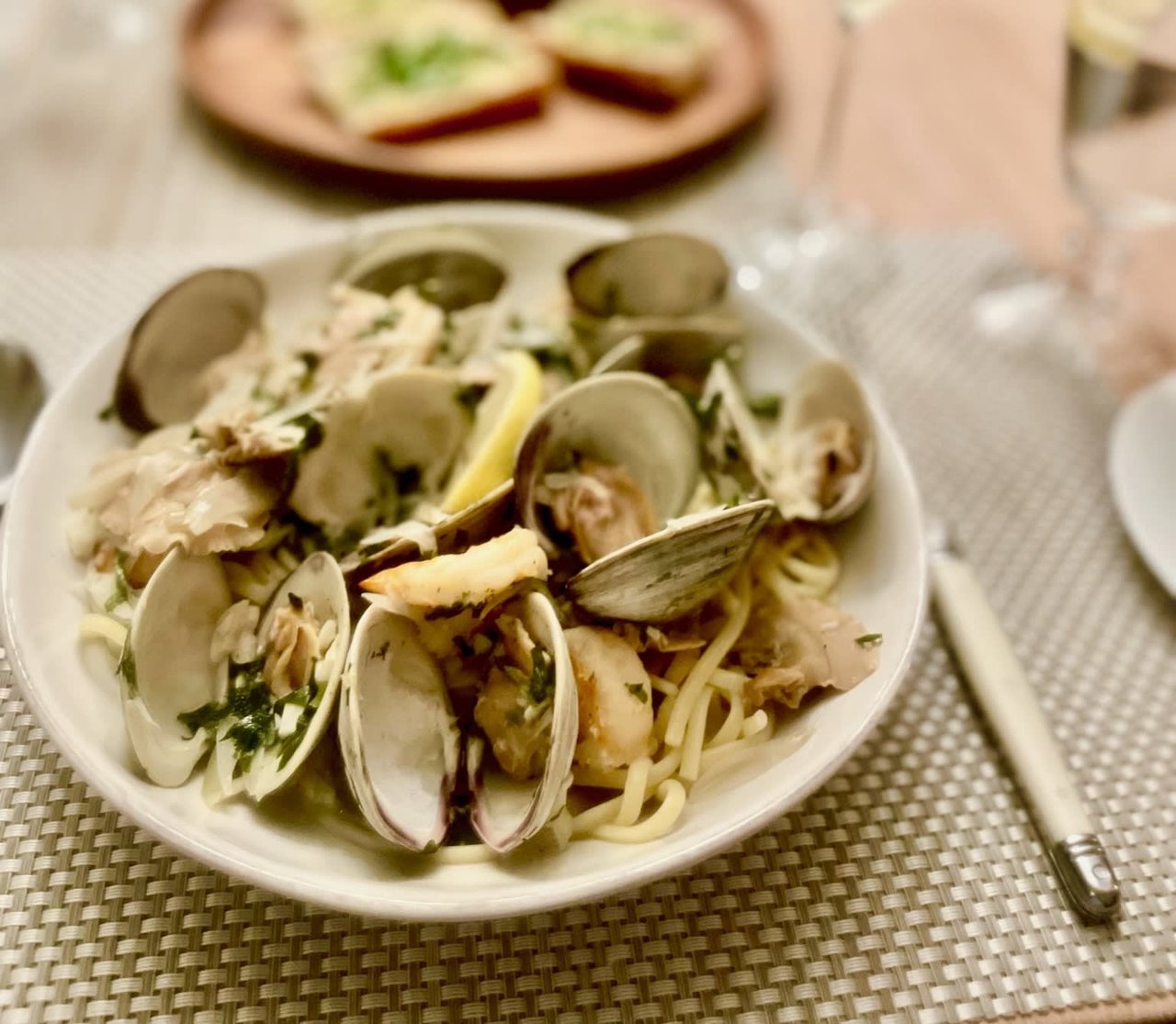 Let's Make Linguini with Clams & Shrimp