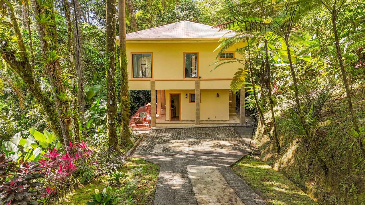 3 Bedroom Rainforest Home in Ojochal With River & Waterfall | 3.5 Acres Private