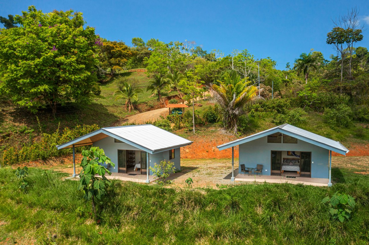 Hills of Portalon Cabinas and waterfall