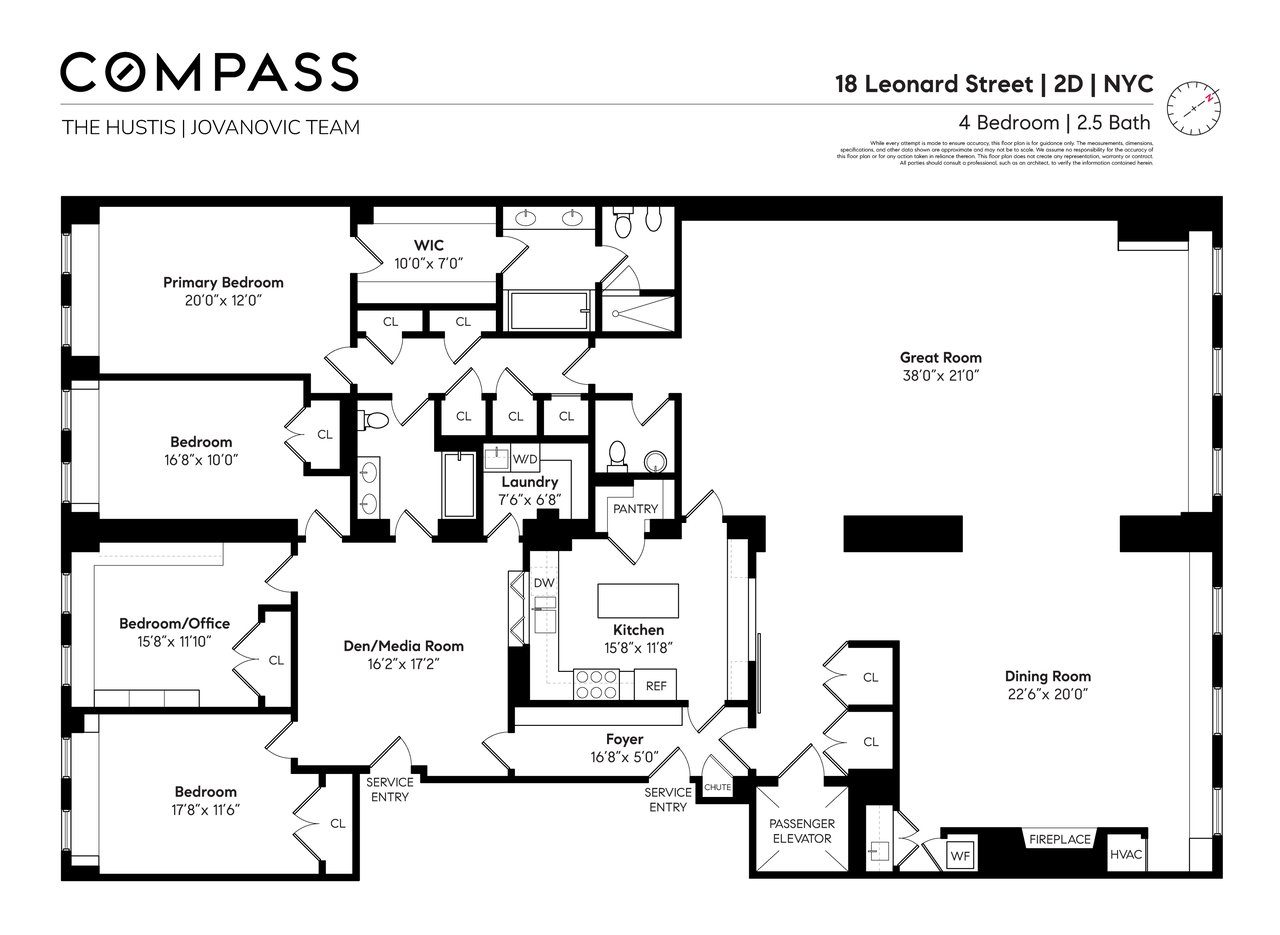 18 Leonard Street Unit: 2D