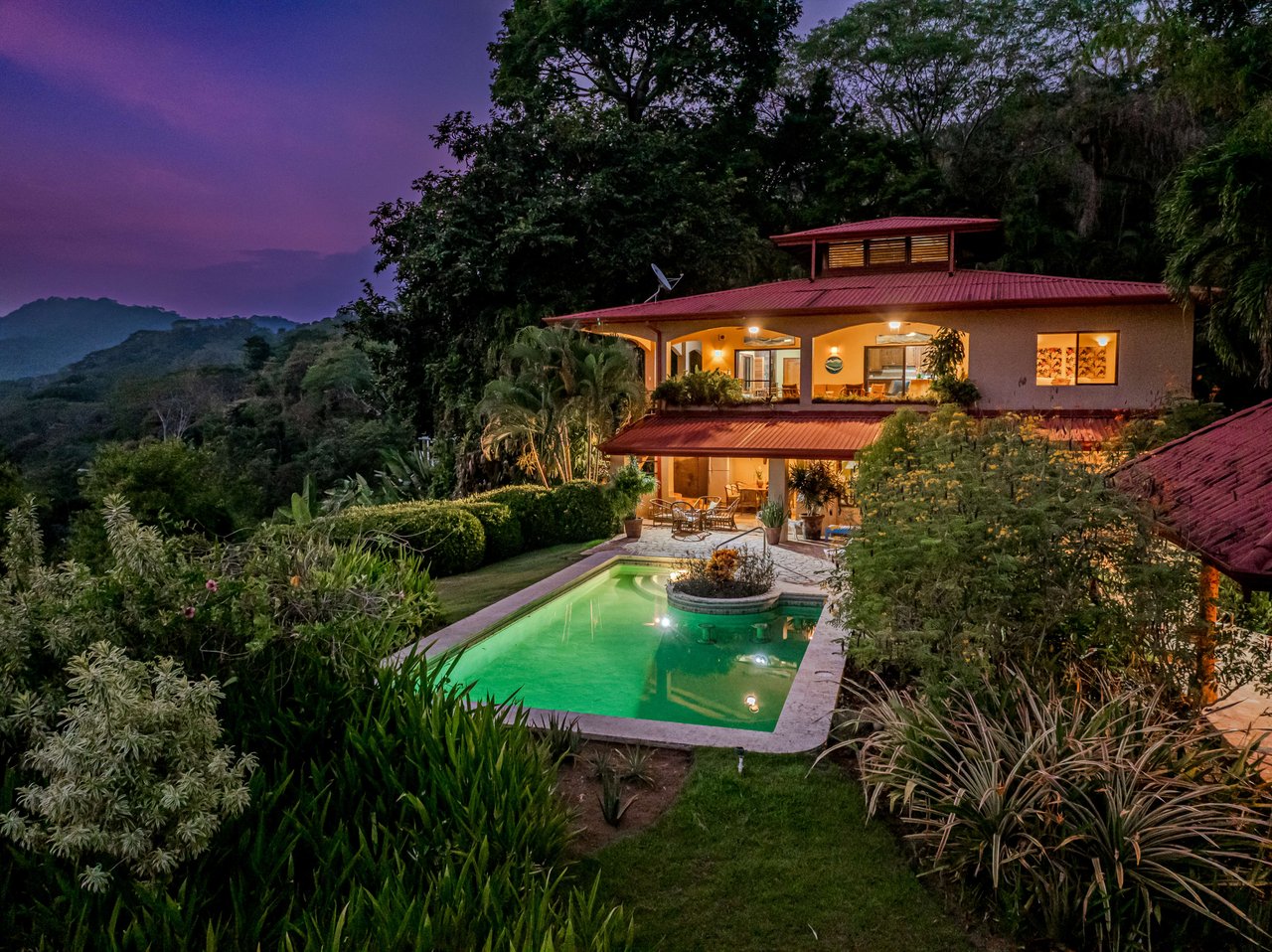 Private Family Estate with Stunning Sunsets and Pacific Ocean Views for Miles!