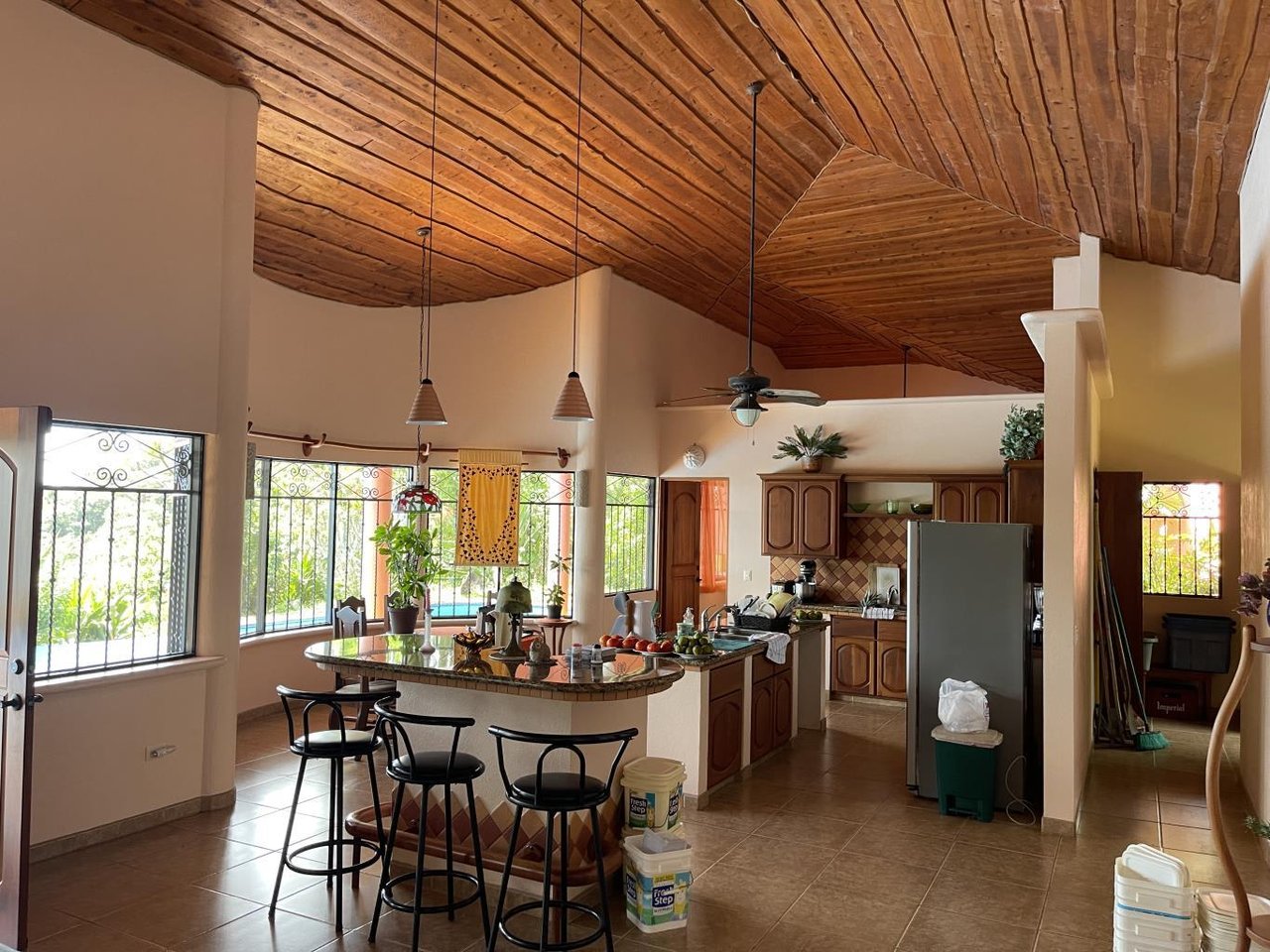 5.2 Acres, 2 Bedroom Home With 60 Ft Infinity Lap Pool, 1 Bedroom Guest House, Ocean View!