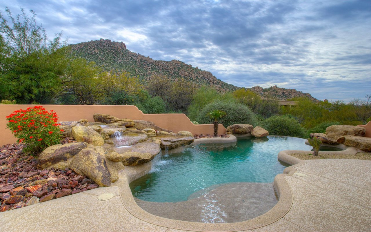 Custom Troon Village Home with Mountain Views