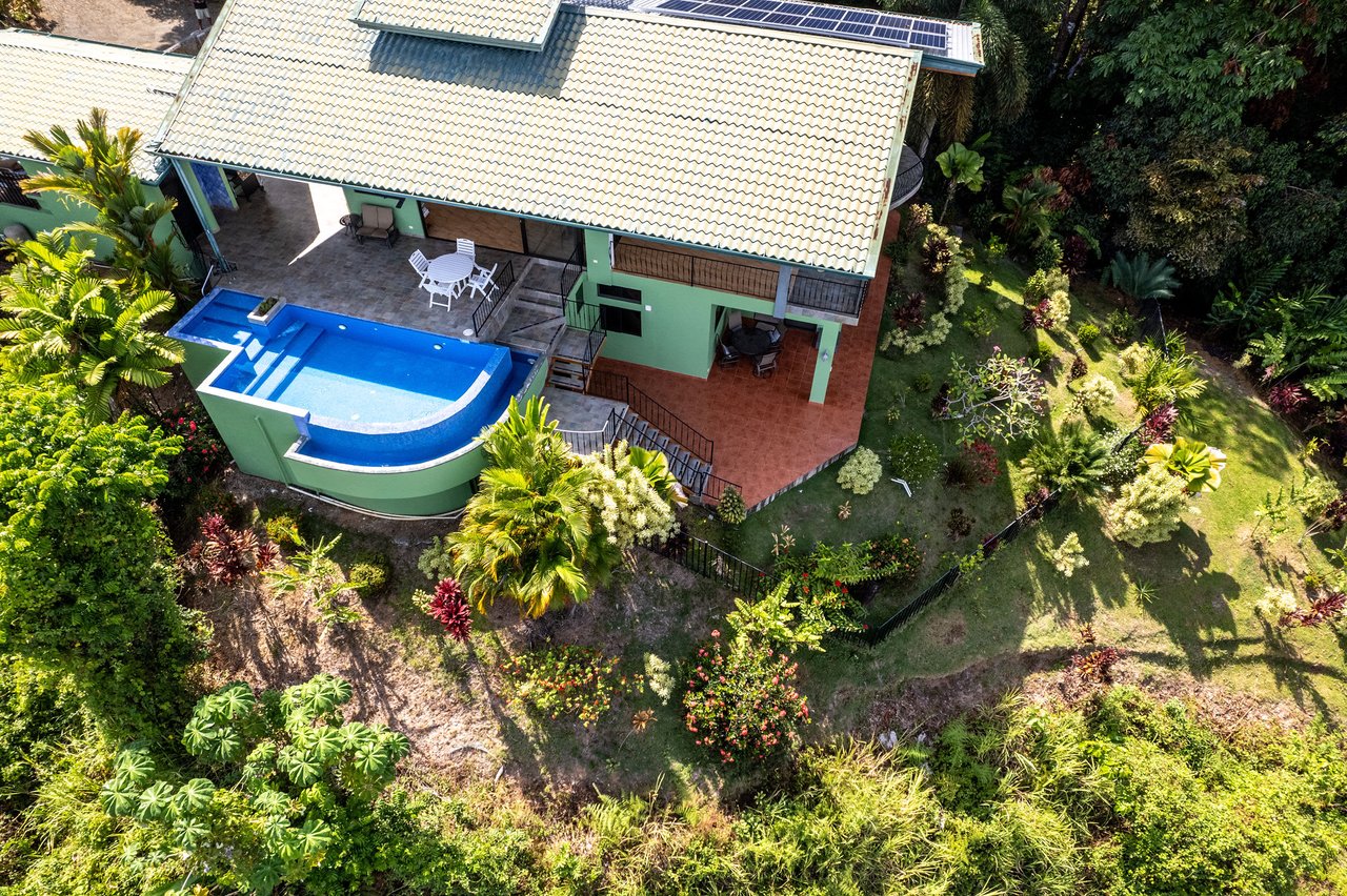 Best Views in Dominical – Home with Apartment and Infinity Pool