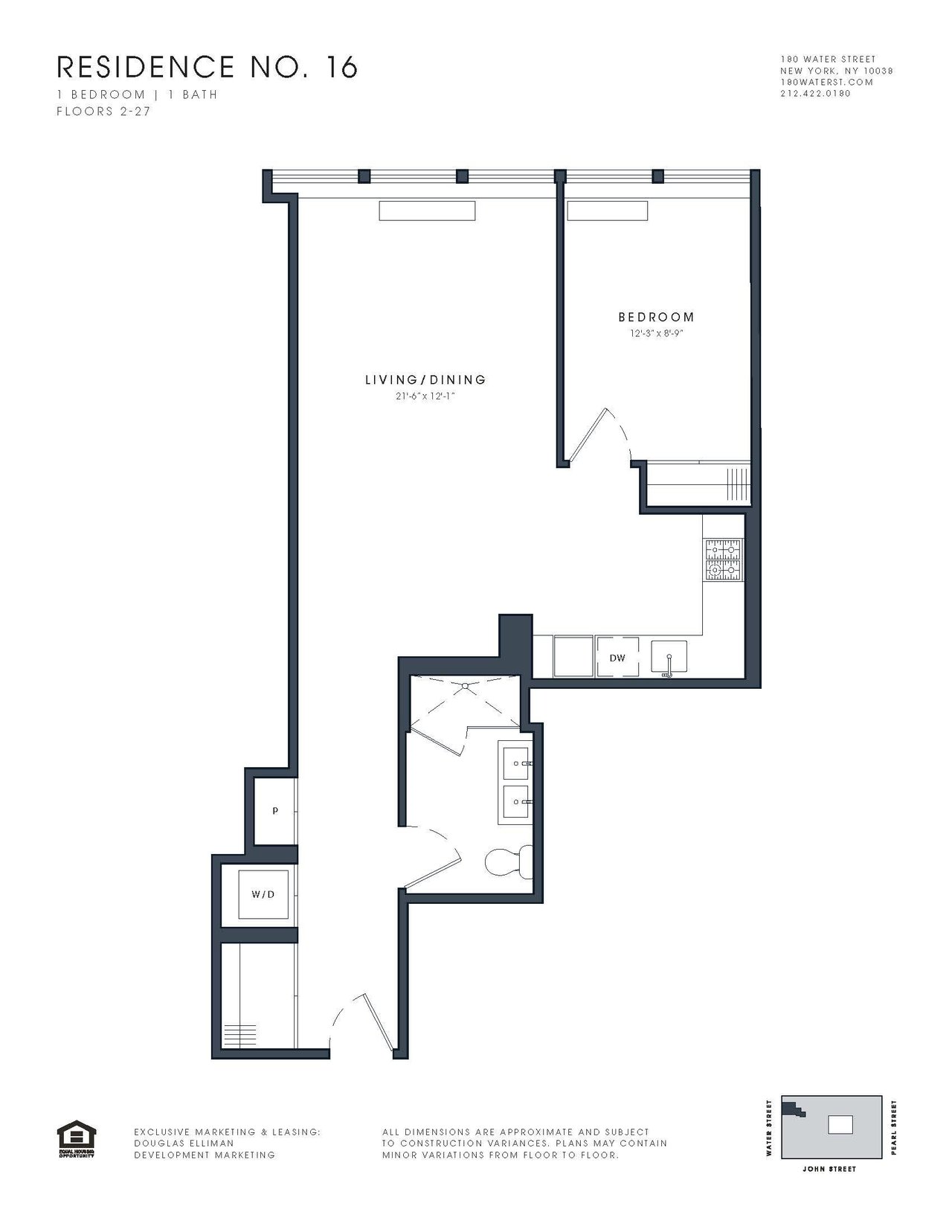 180 Water Street, Apt 2216