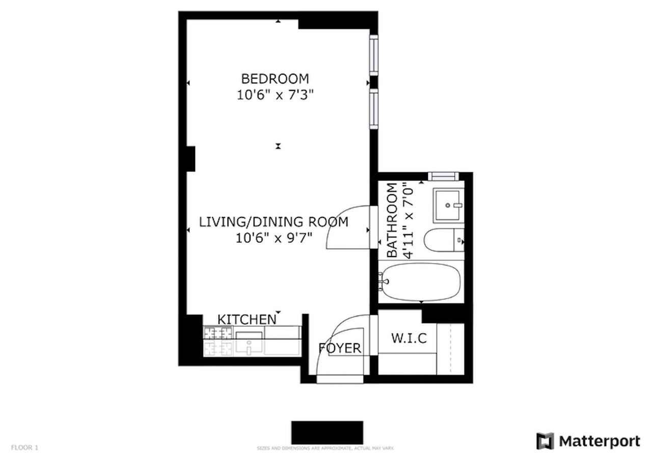 457 W 57TH St, #1001