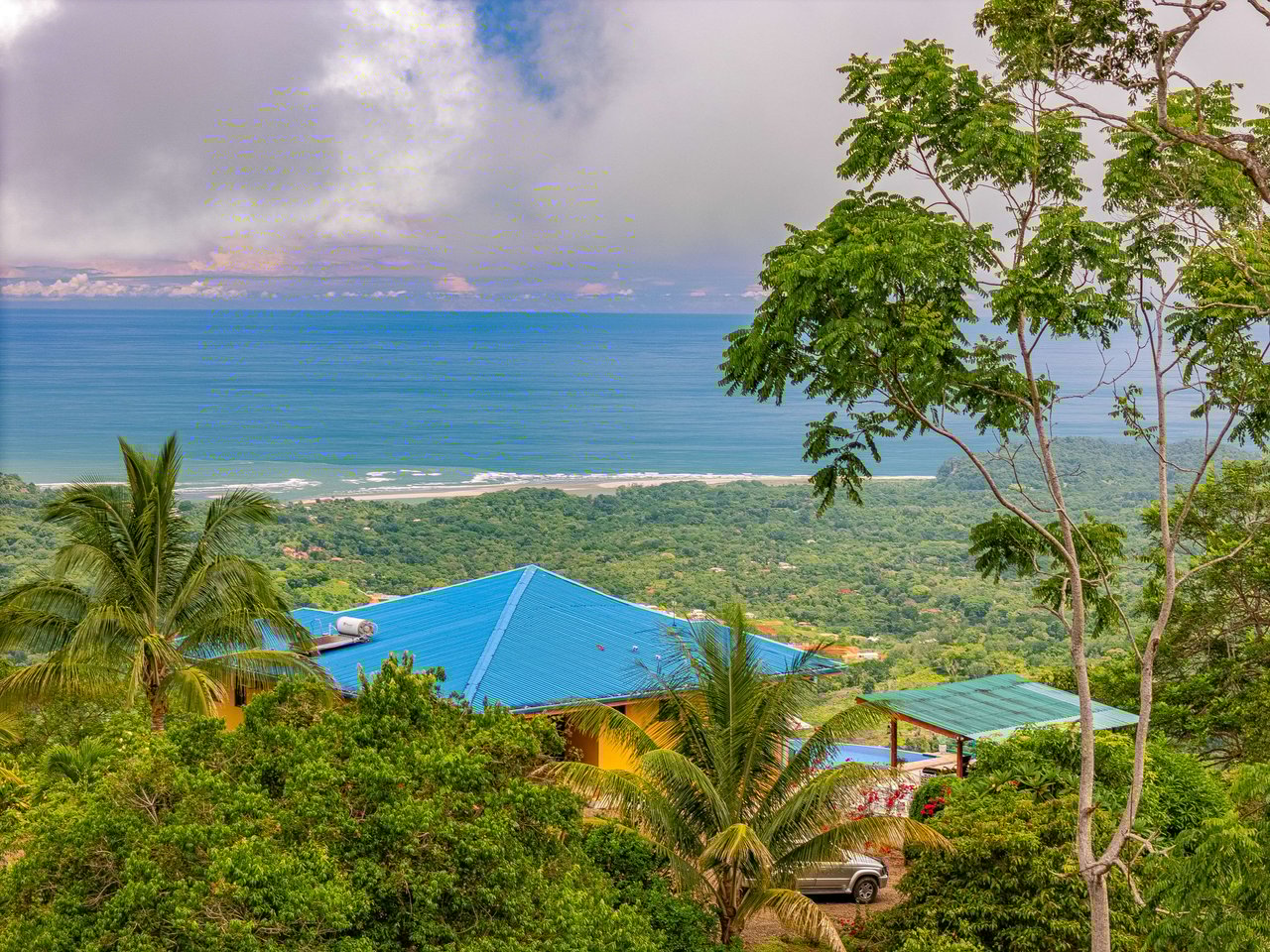 Luxury Ocean View 4-Bedroom Villa For Sale Overlooking the Village of Ojochal