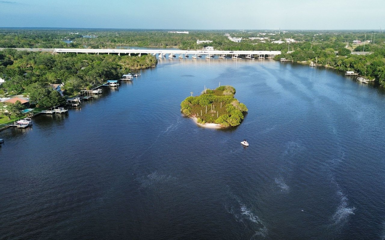 drone photo of the alafia river in riverview fl