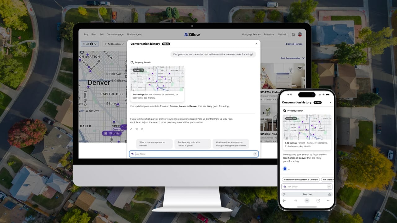 Zillow goes ‘AI mode’ with new home search assistant