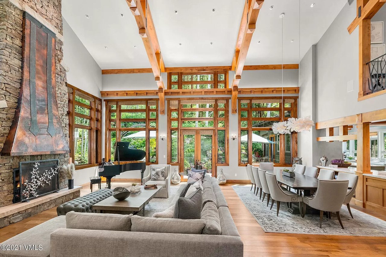 $14.99M Frank Lloyd Wright-Inspired Contemporary Craftsman in Vail, Colorado