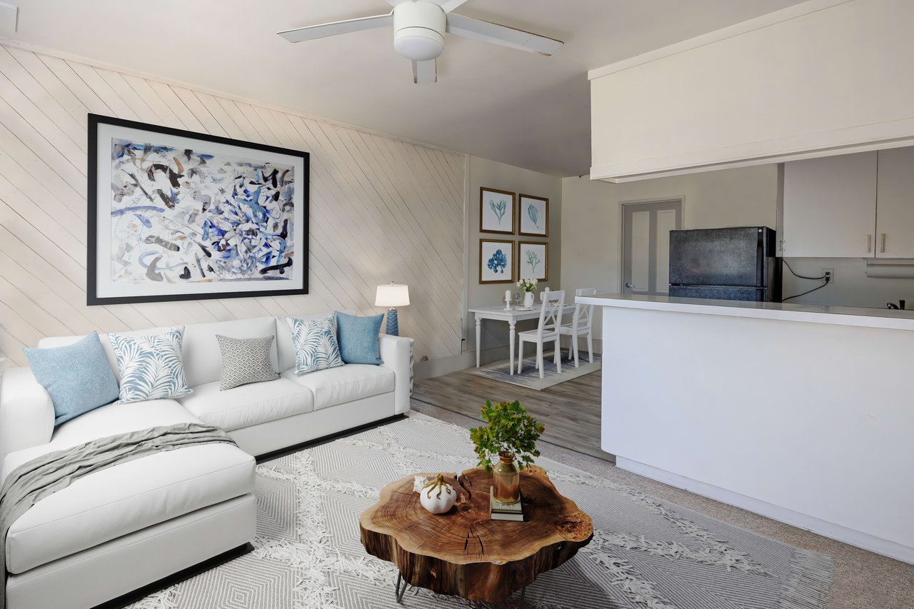 ADU Living Room and Kitchen