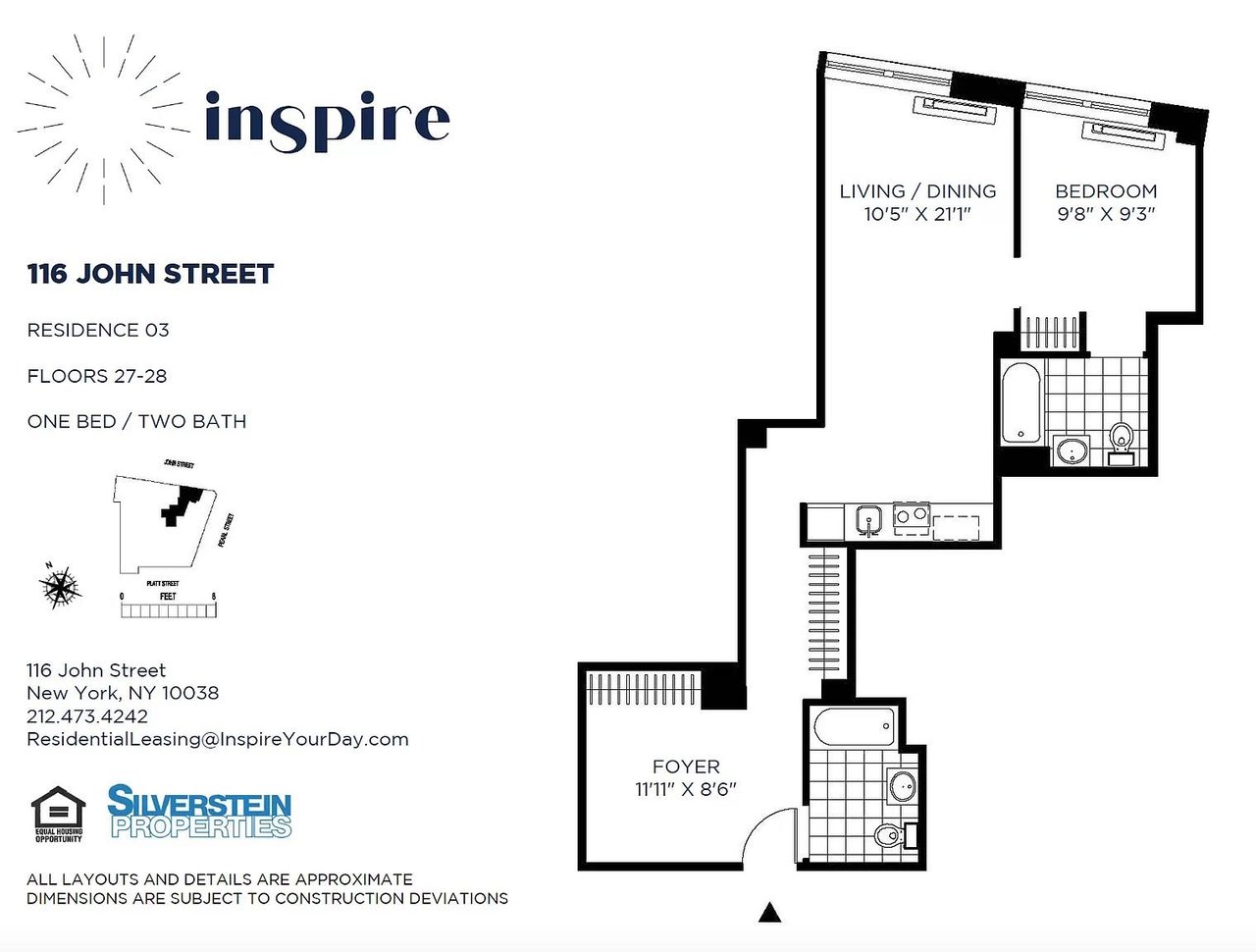 116 John Street, Apt 2803