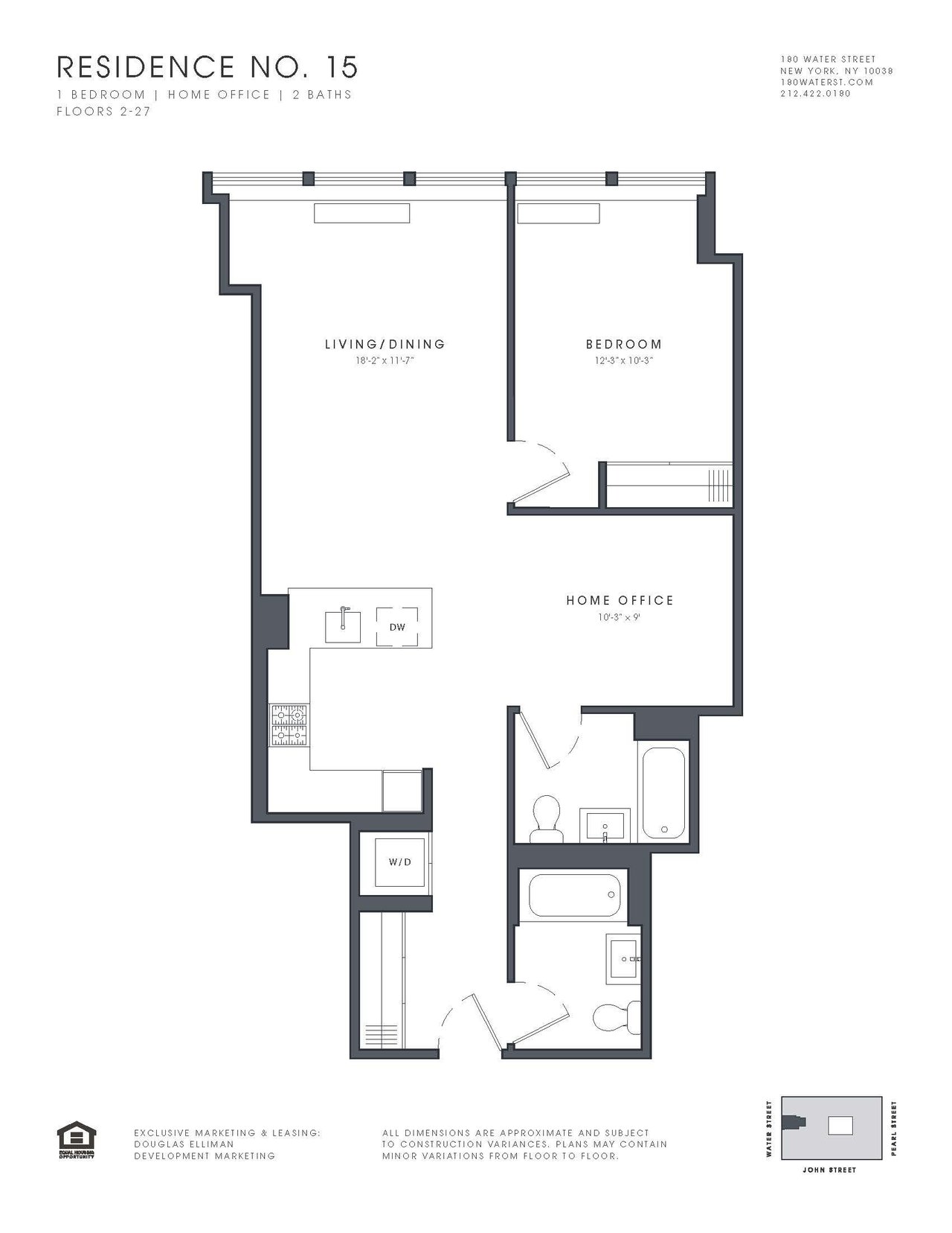 180 Water Street, Apt 2215