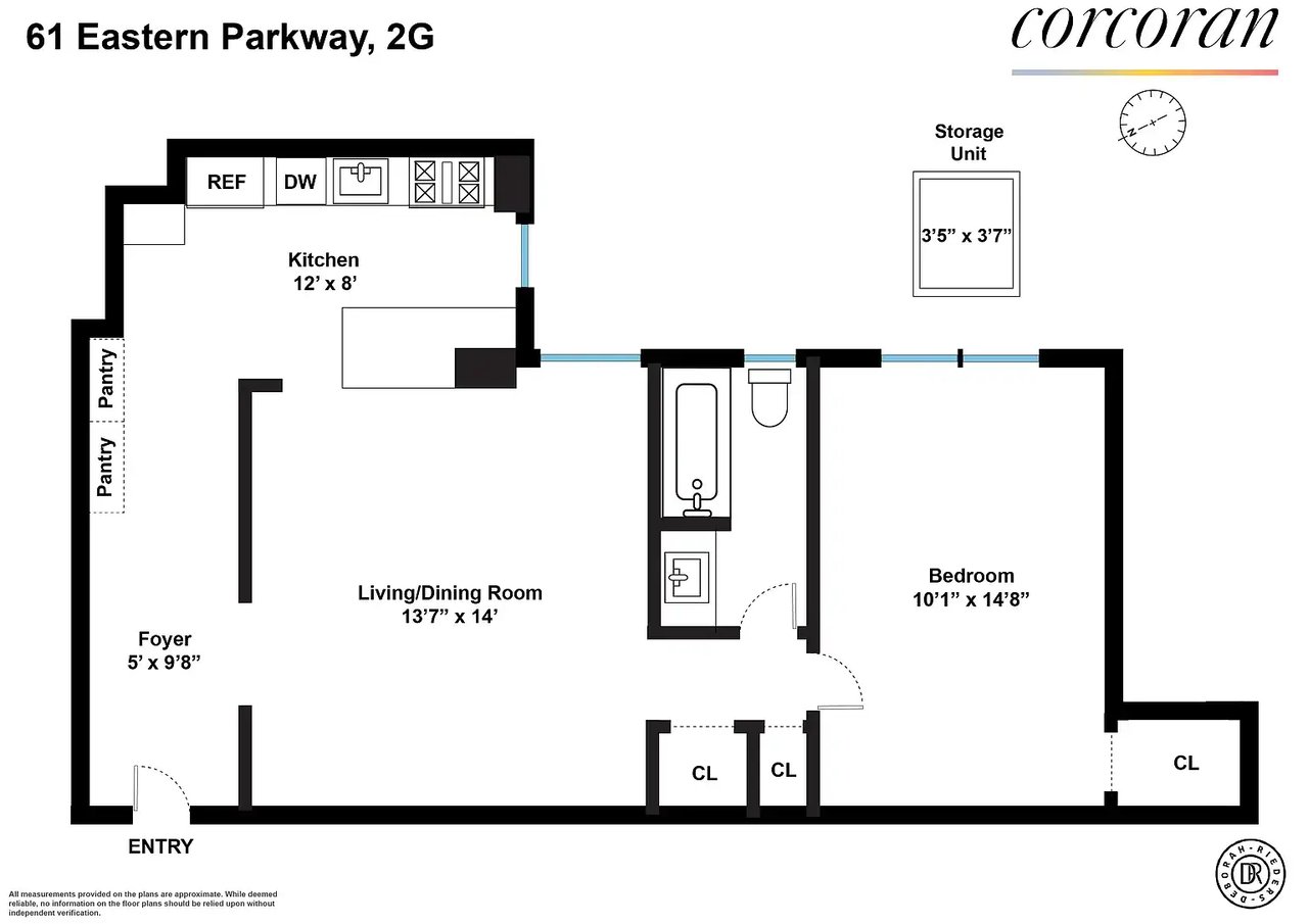 61 Eastern Parkway #2G