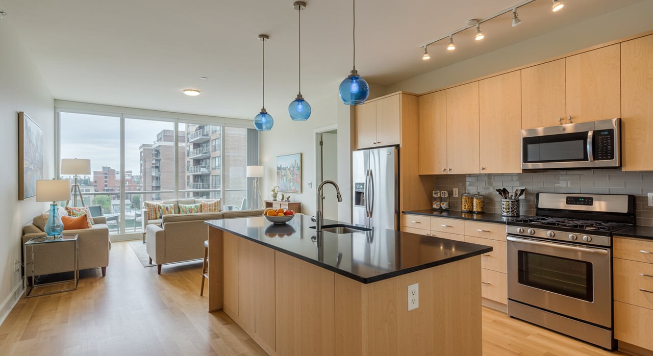Sold! 2120 Vermont Ave, NW #313 1 Bed + Den With Parking for $455,000