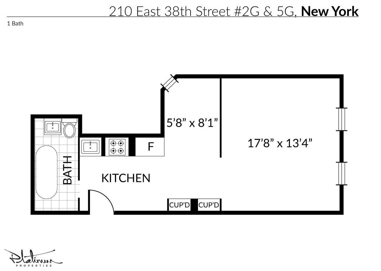 210 East 38th Street, Apt 5-G