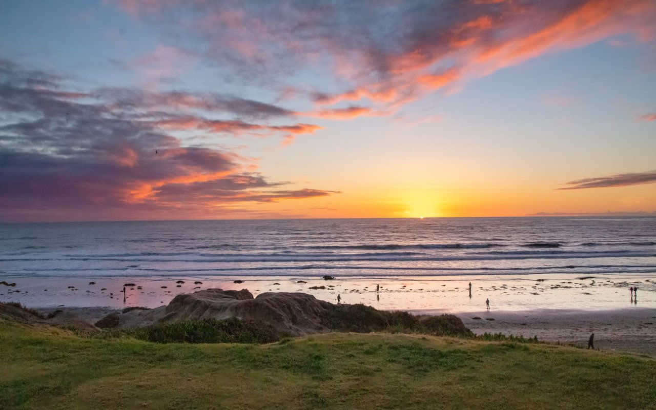 The scene conveys a sense of peaceful natural beauty.