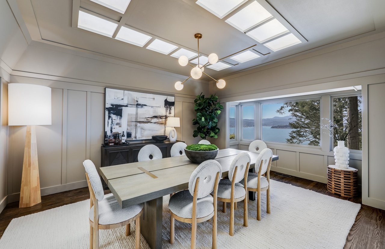 Stylish and Renovated with Sweeping Views Across the Bay