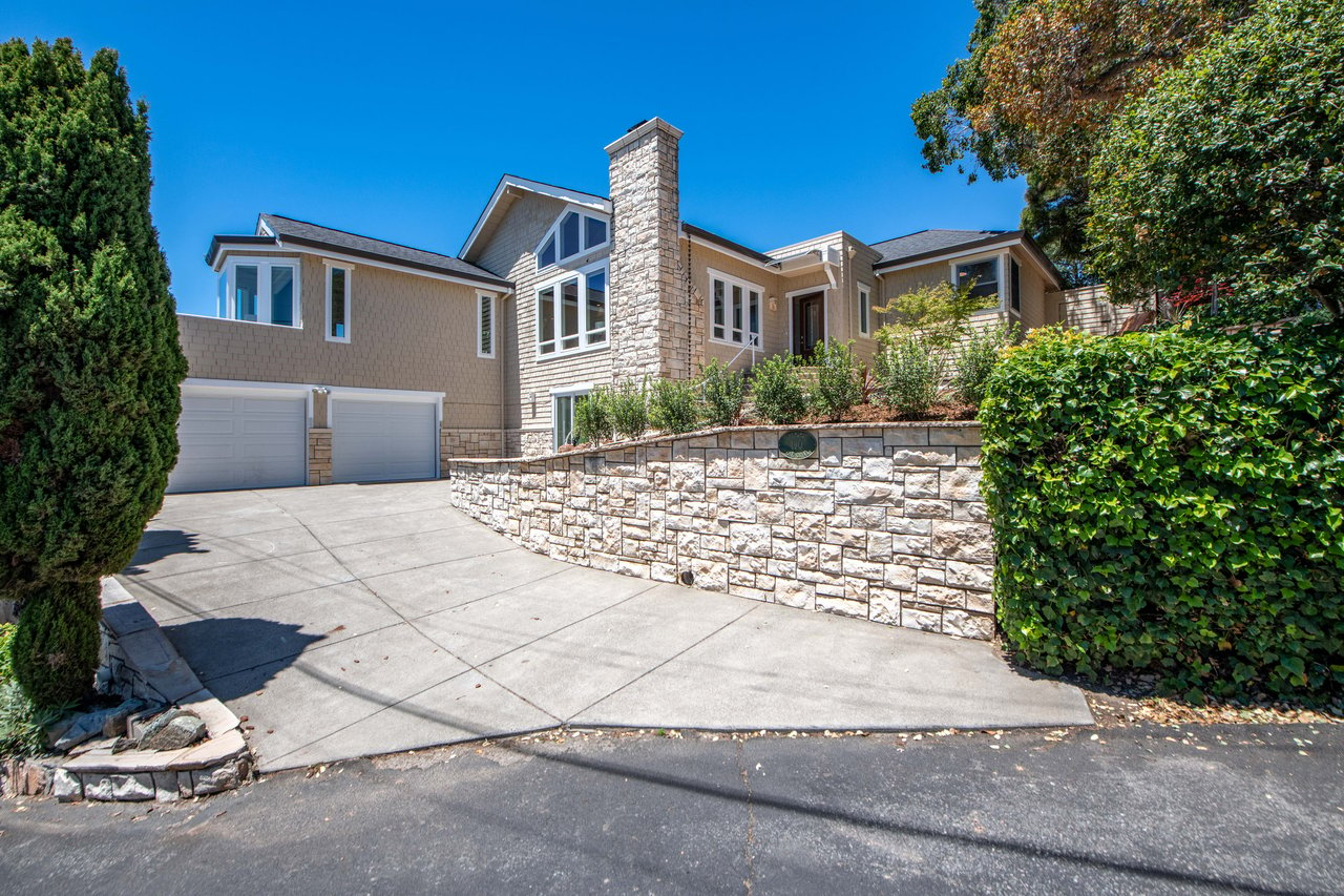 Extraordinary Bay + Mountain View Home in San Rafael