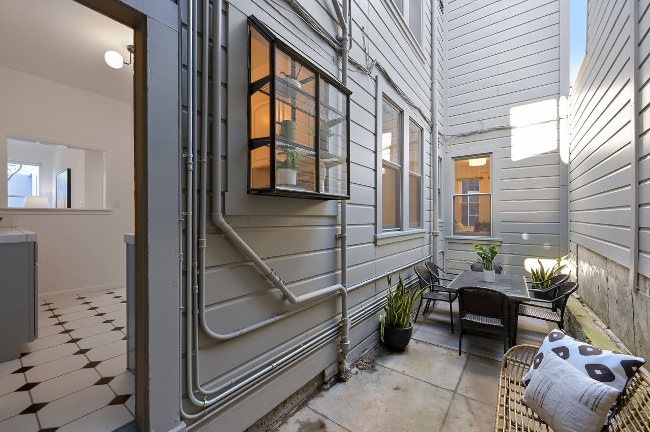 Courtyard Home in Coveted Cow Hollow