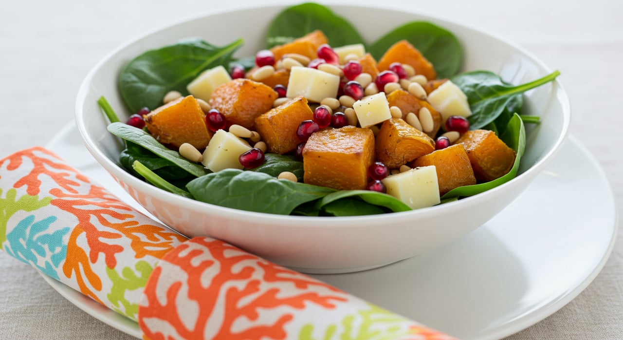 Butternut Squash And Arugula Winter Salad