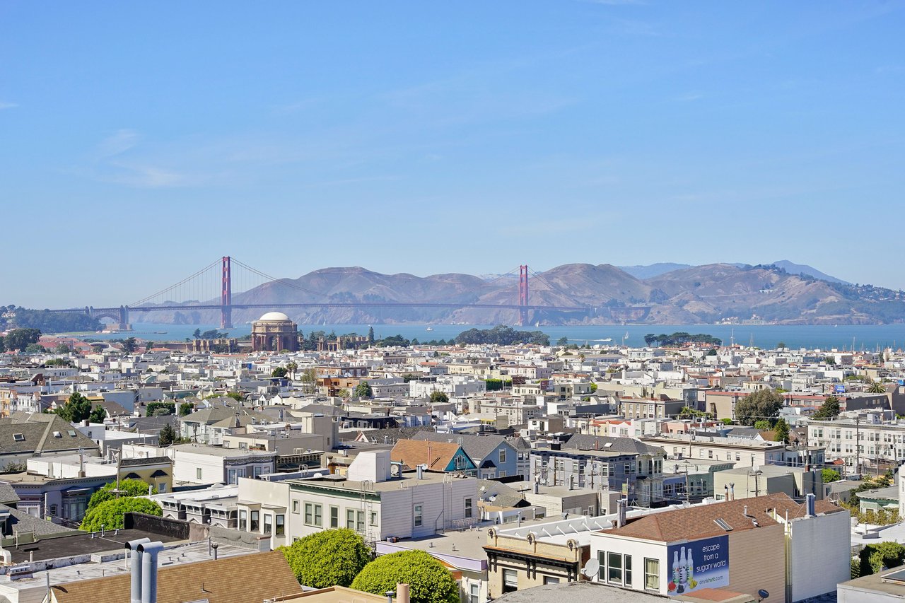 Beautiful Golden Gate and Alcatraz Views