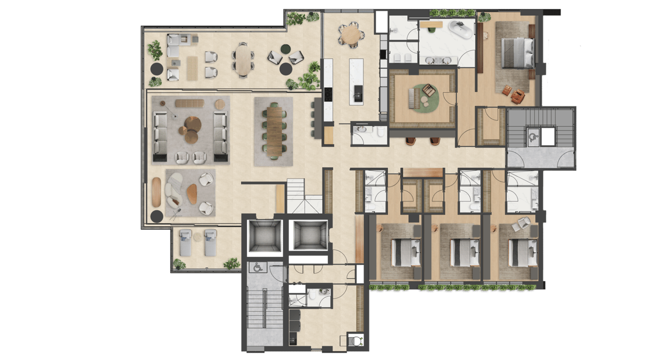Custom Shell Penthouse, Escazu, San Jose