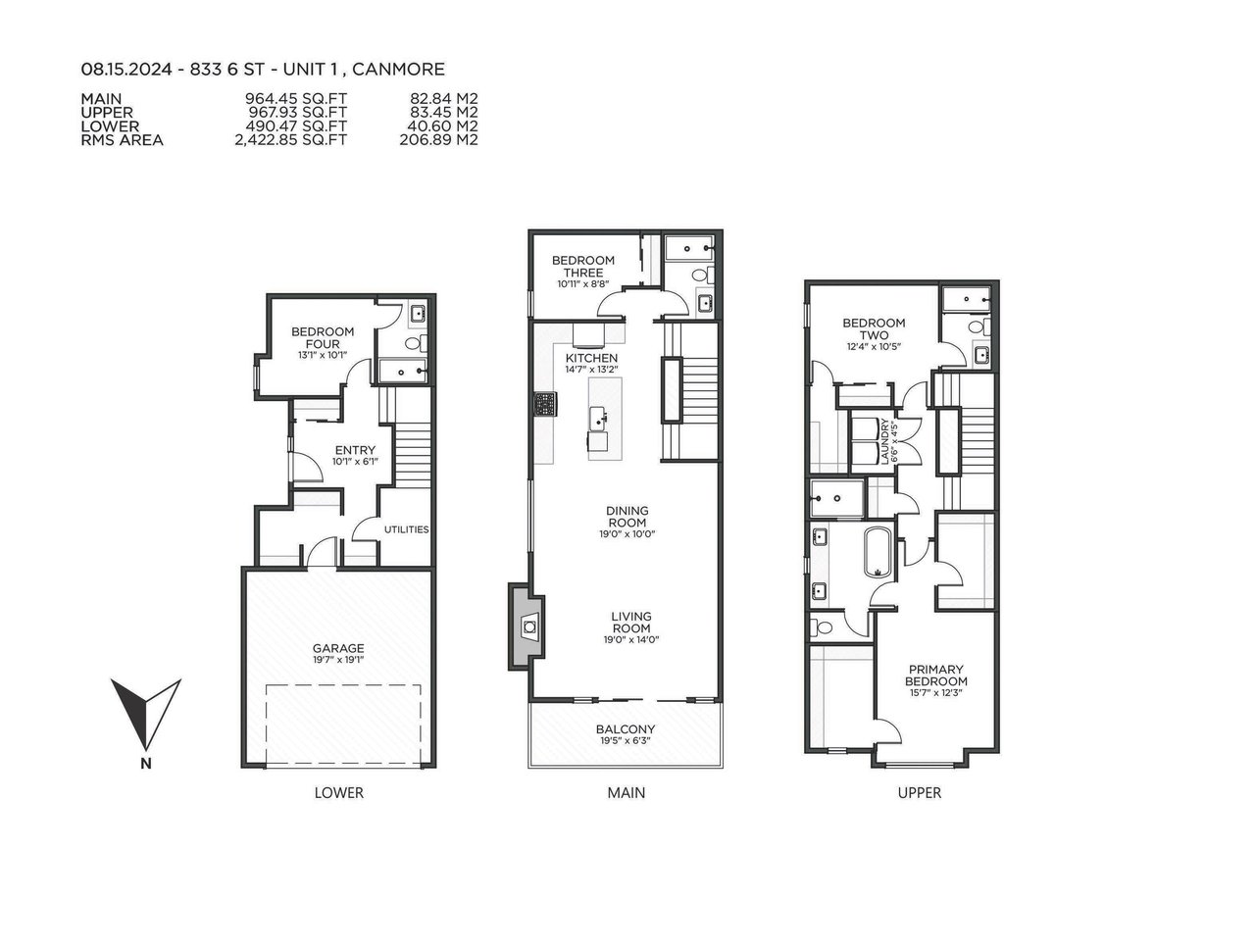 833 6th Street Unit: 1 (NE)