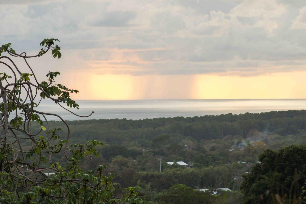 Phenomenal Ocean and Whale Tail View Lot In Uvita