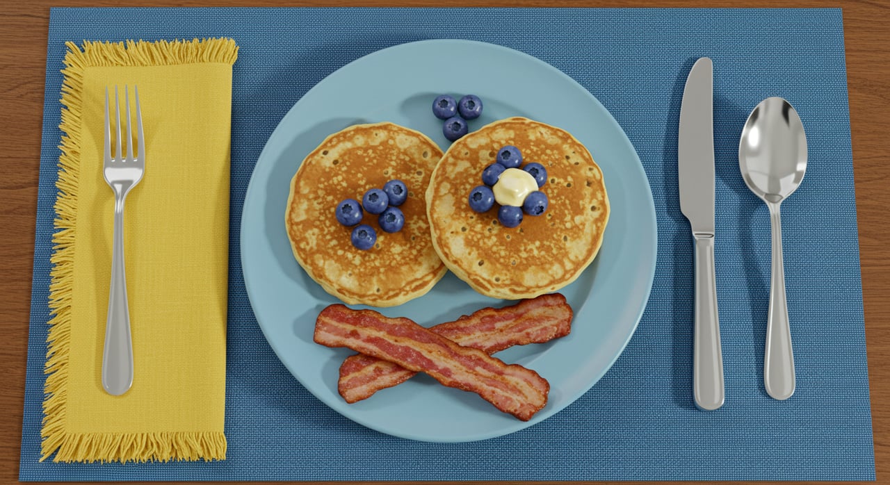 Blueberry & Ricotta Pancakes