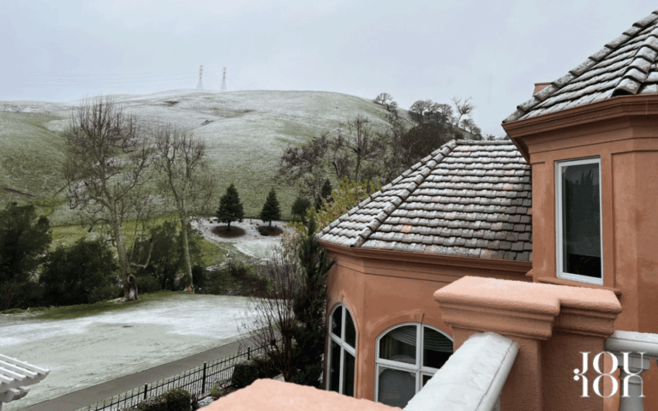 Snow in the East Bay!