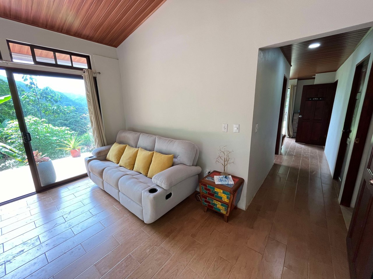 Costa Azul 120-degree Mountain View House With Costarican Wooden House as Lagniappe.