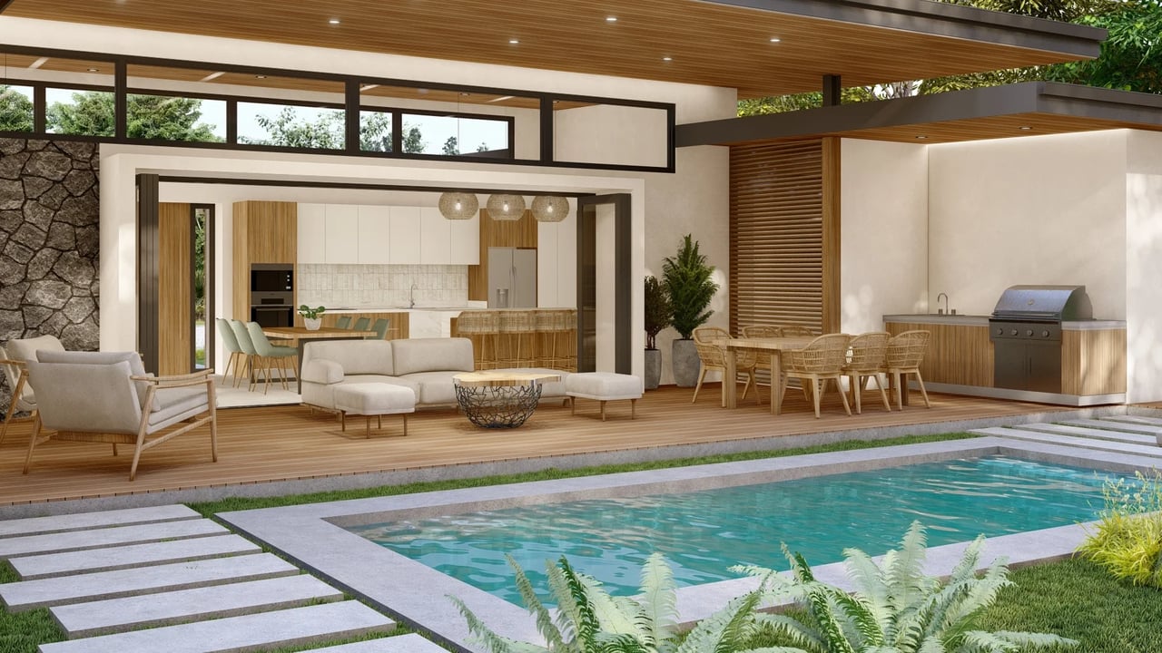 Modern Tropical Creek Estate, Tamarindo, Guanacaste