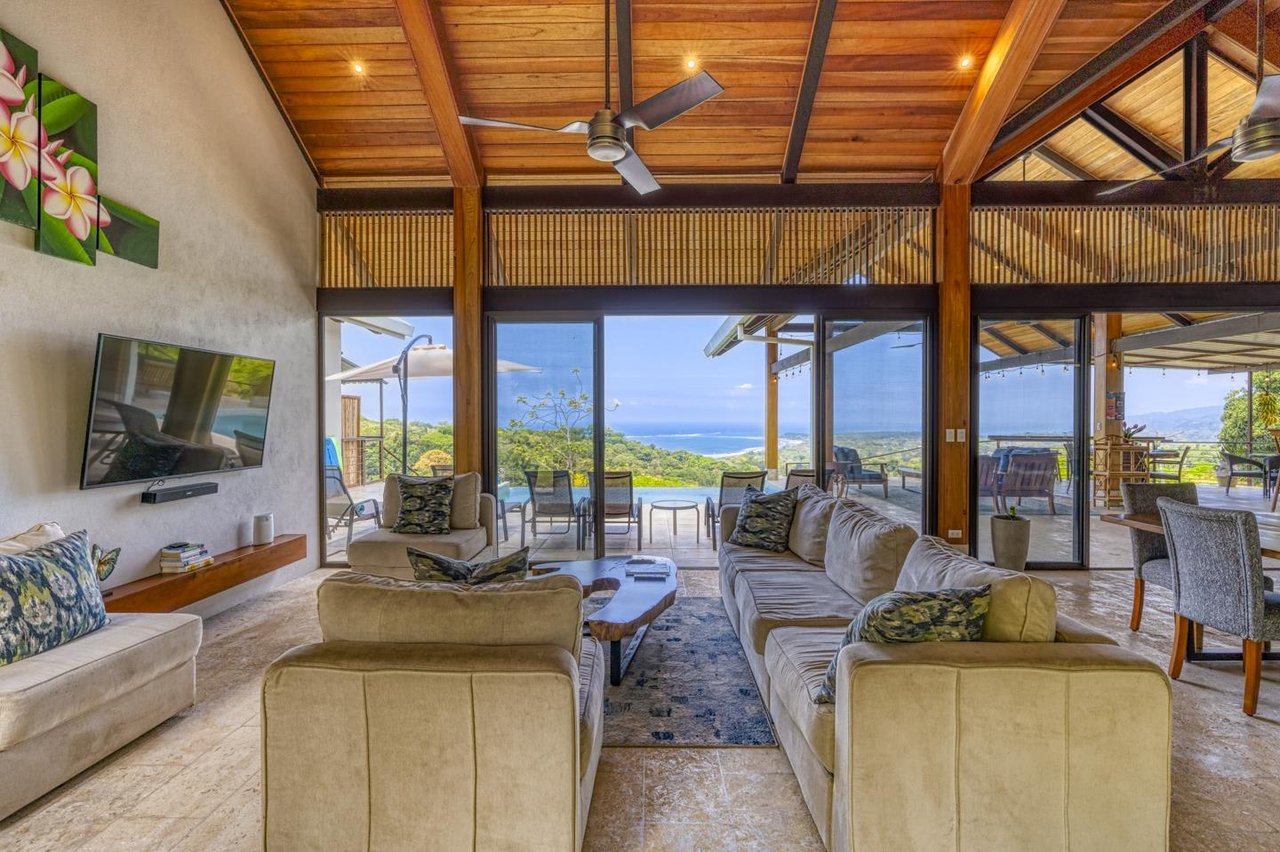 Hill Top Luxury Home with Outstanding Ocean Views