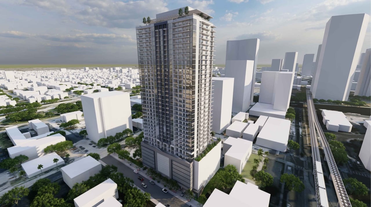 Menesse Brickell has gained FAA approval for its proposed 39-story height (Dec 2023)