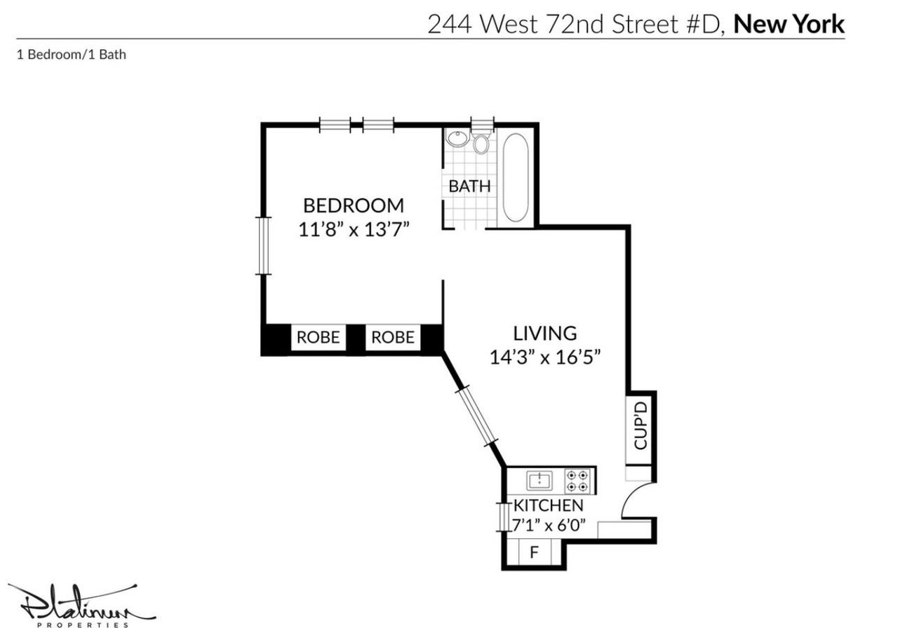 244 West 72nd Street, Apt 8-D