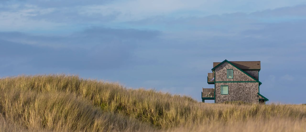 Beach home in the dune grass near Gearhart