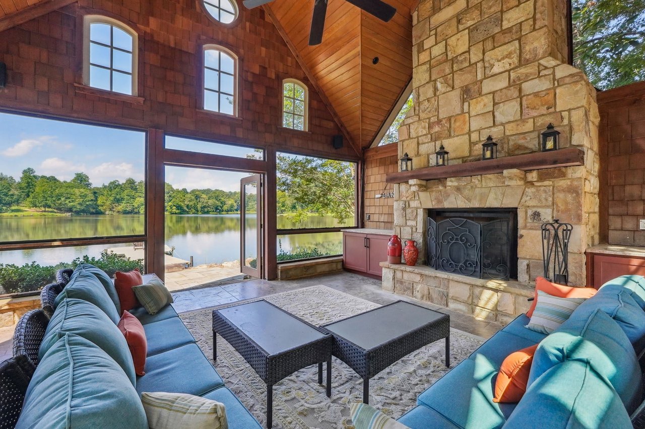 Quiet Listing: Elegant Lakefront Estate on 3 Acres in Alpharetta Georgia - Serene Views & Modern Luxuries Await