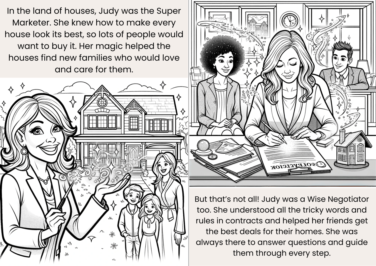 Exploring Homes through Colors: A Realtor’s Coloring Book for Kids