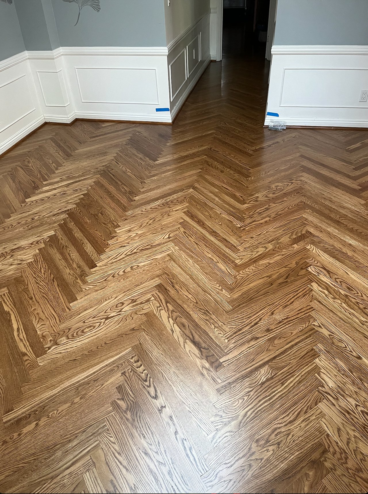 The Long and Windy (and Draining!) Road to New Herringbone Hardwood Floors