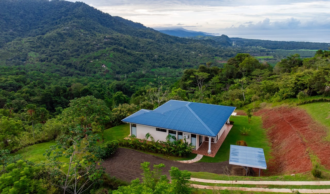 Move-In Ready Ocean View Home in the Hills of Portalon, South Pacific Coast