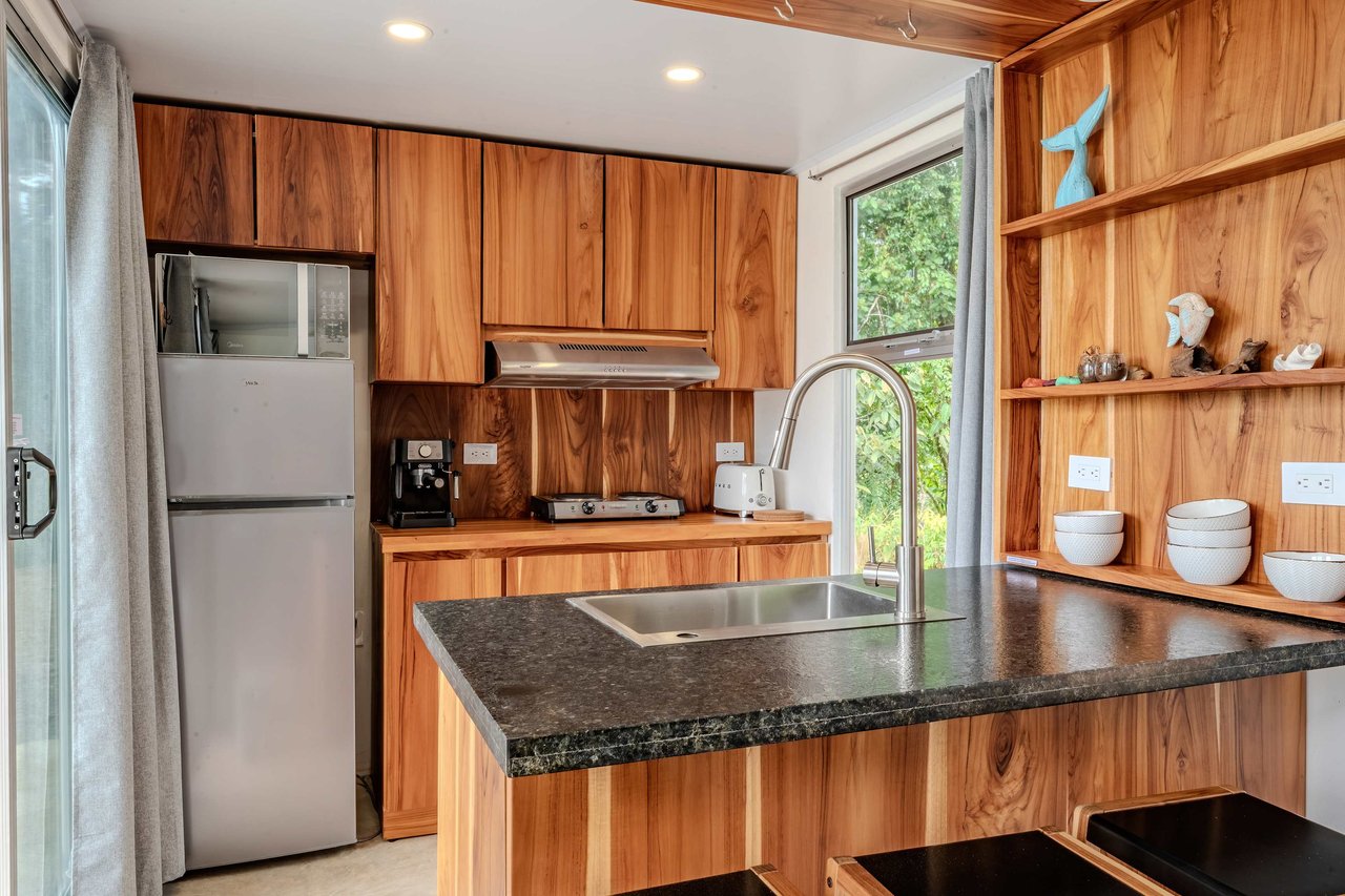 Ocean View Home in Portasol, 2 Bed, 1 Bath, Pool, Private Waterfall & Extra Building Site