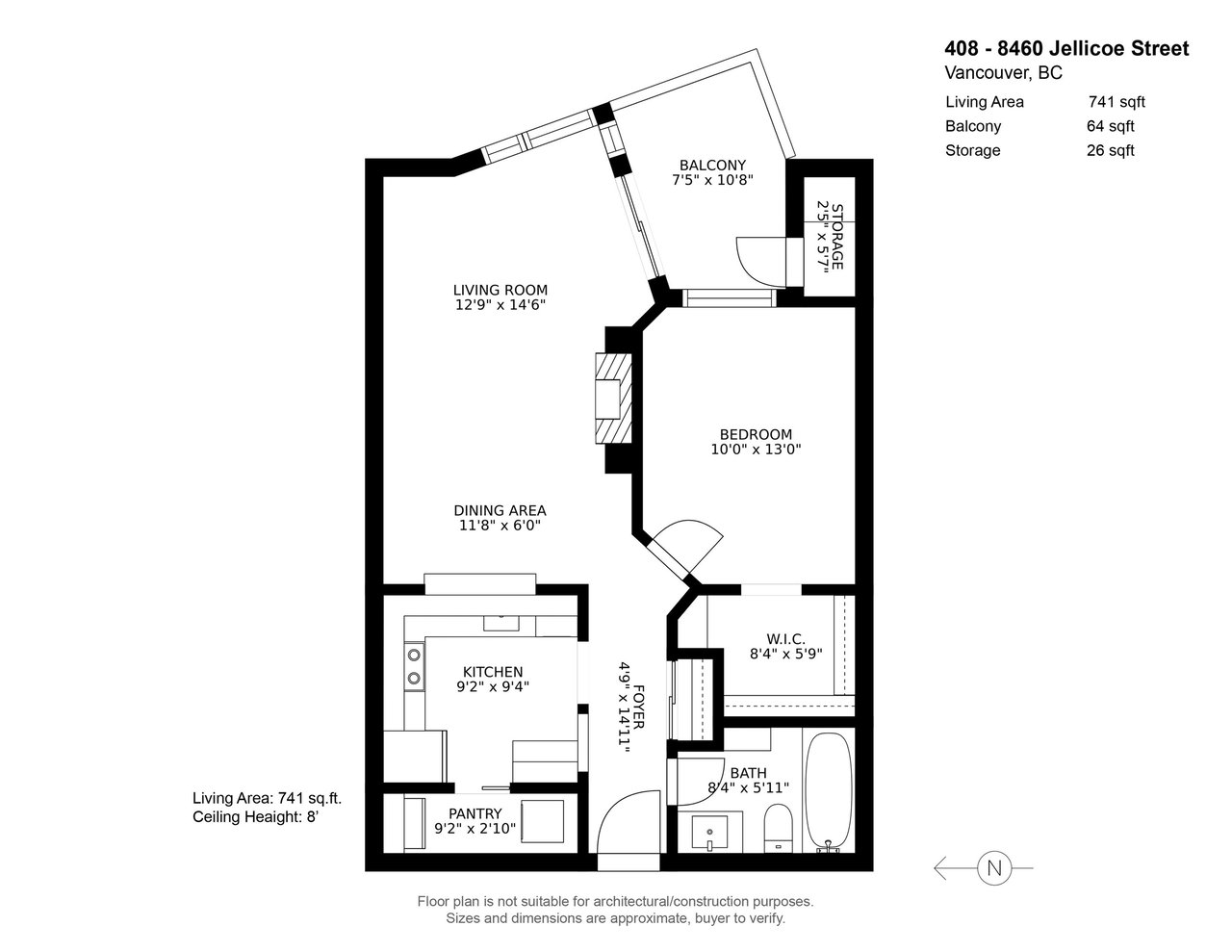 408-8460 Jellicoe St