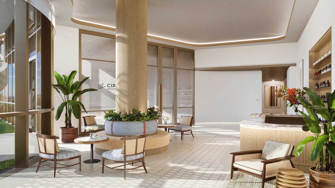 Cipriani Residences spa reception
