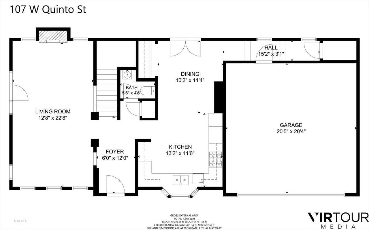 107 W Quinto St