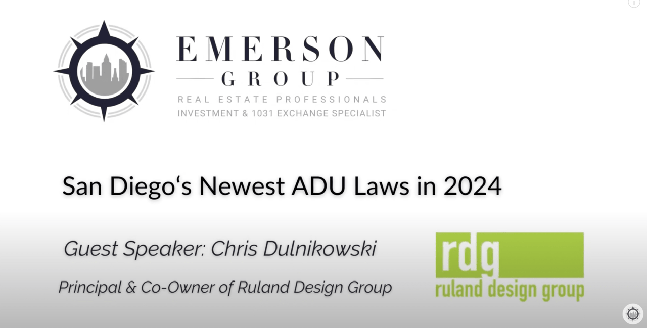 San Diego's NEWEST Accessory Dwelling Unit Laws in 2024 with Chris Dulnikowski