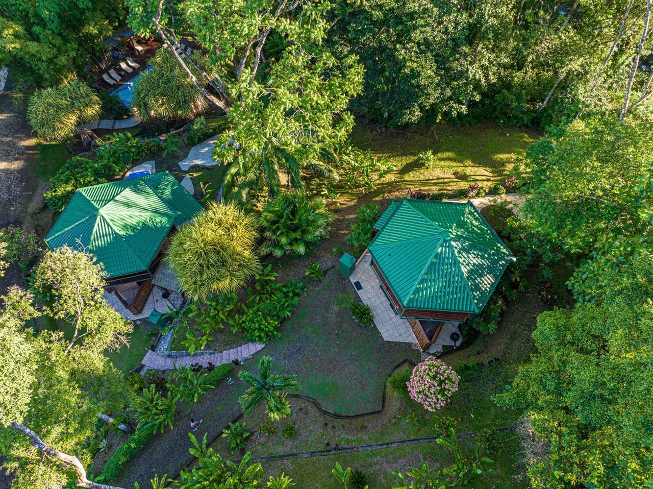 Uvita, Jungle Retreat Center on the Uvita River. Private and 17 Acres