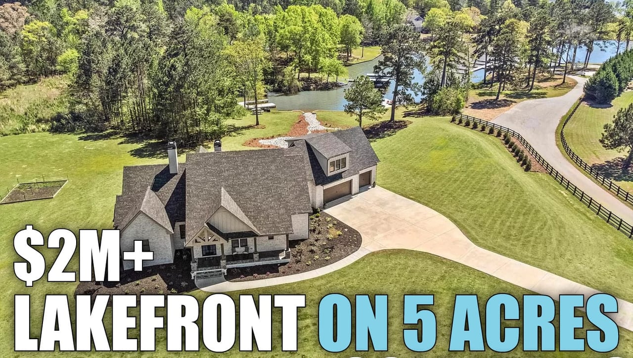 Private Lake Oconee Retreat on Nearly 5 Acres of Land