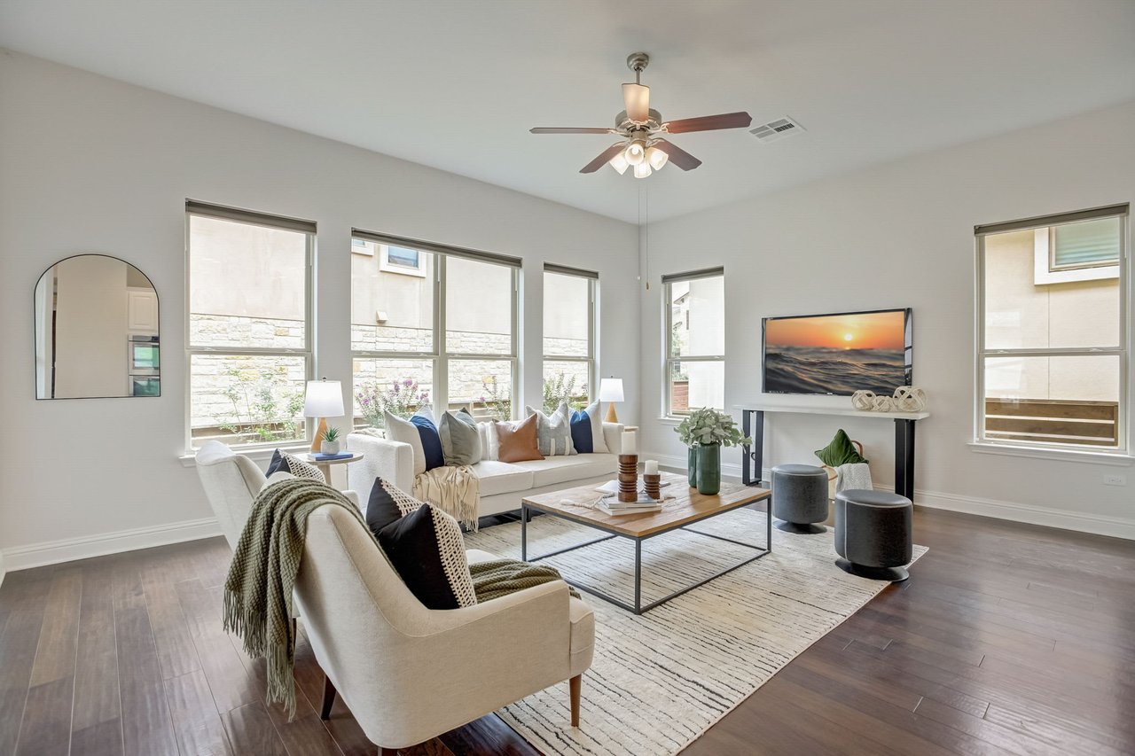 Spacious 4-Bedroom Home in The Preserve at Four Points – A+ School District, Open Floorplan, Luxurious Primary Suite, Covered Patio, and More!