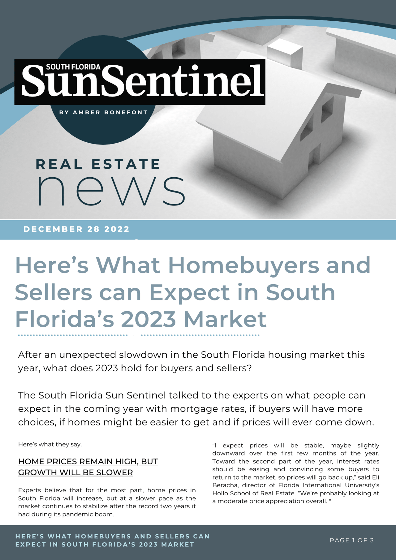 Here’s What Homebuyers and Sellers Can Expect in South Florida’s 2023 Market